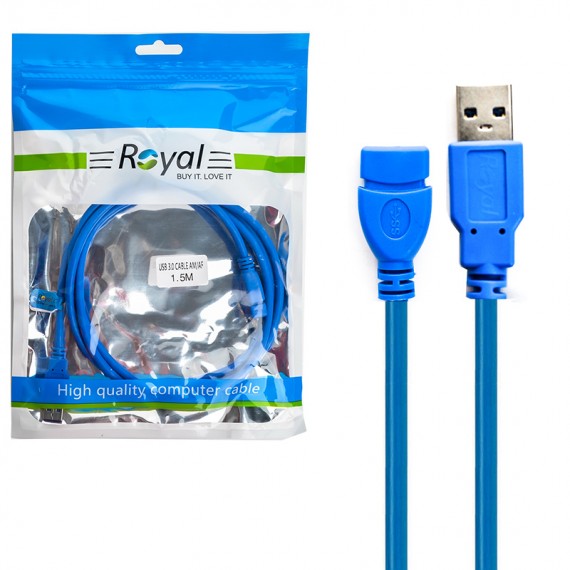 کابل-افزایش-طول-usb-30-رویال-royal-طول-15-متر